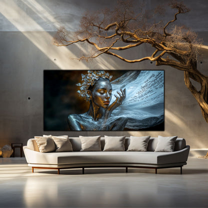 Beyond Meditation - Tablouri moderne pe sticla securizata pentru living contemporan NO30