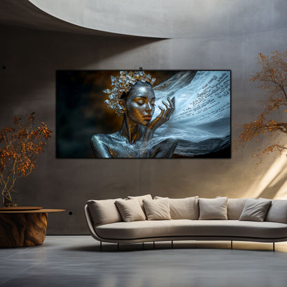 Beyond Meditation - Tablouri moderne pe sticla securizata pentru living contemporan NO30