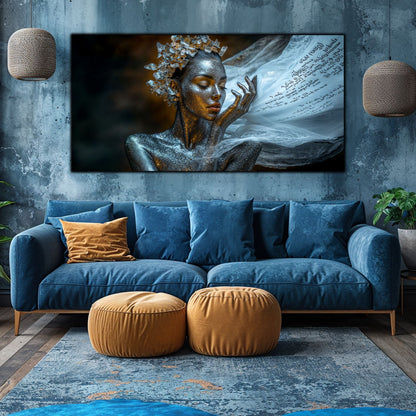 Beyond Meditation - Tablouri moderne pe sticla securizata pentru living contemporan NO30