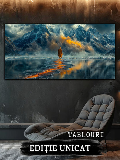 Tablou unicat din sticlă securizată Vanishing Step - No08