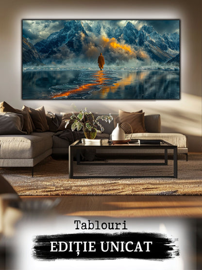 Tablou unicat din sticlă securizată Vanishing Step - No08