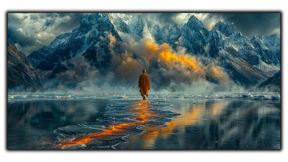 Tablou unicat din sticlă securizată Vanishing Step - No08