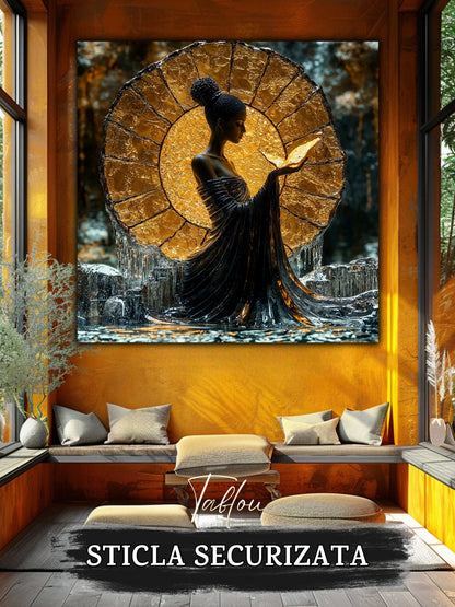 Tablou Sticla Securizata - Soul's Mandala  No22