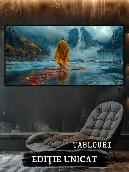 Tablou unicat din sticlă securizată Vanishing Step - No04