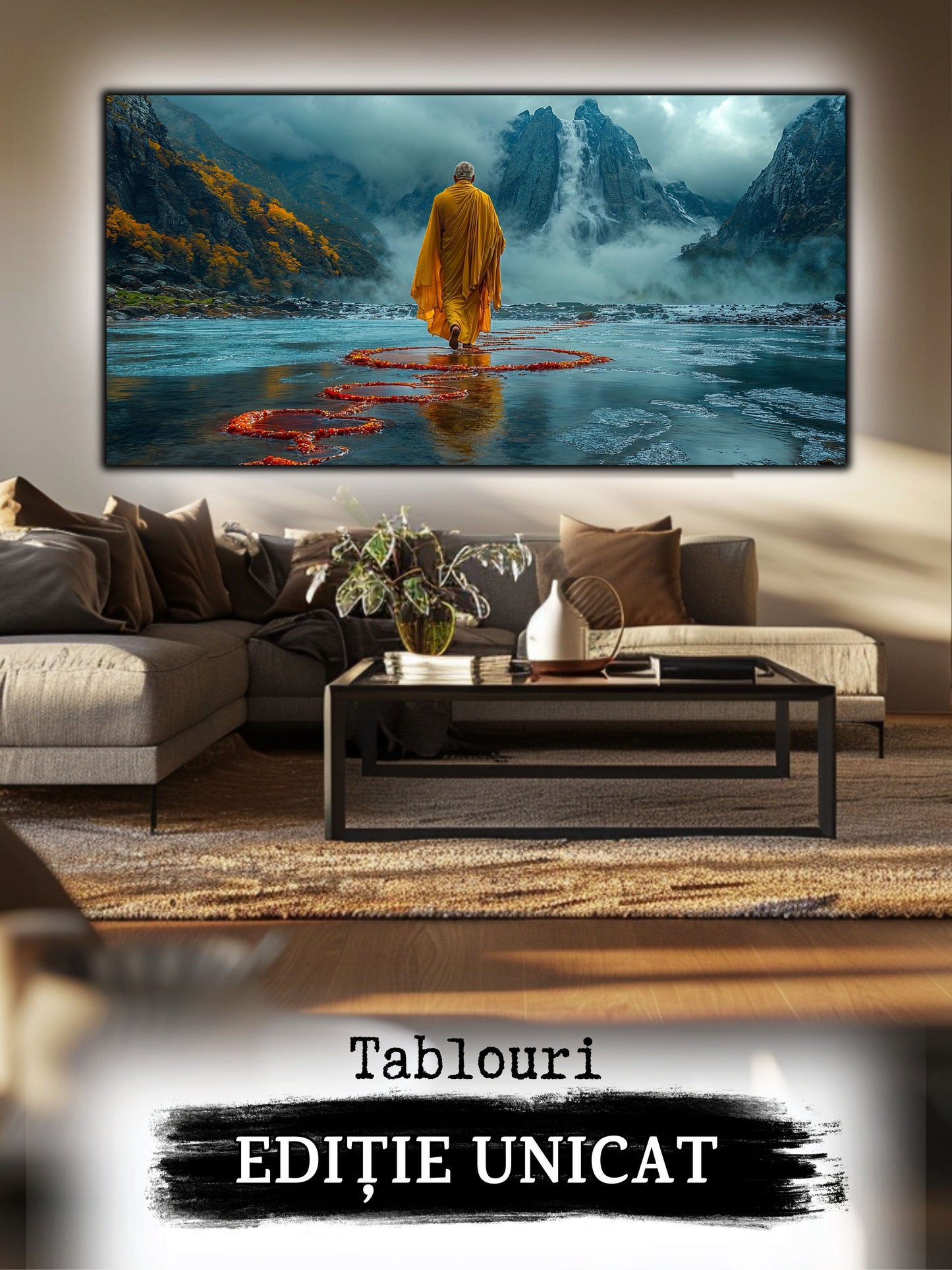 Tablou unicat din sticlă securizată Vanishing Step - No04