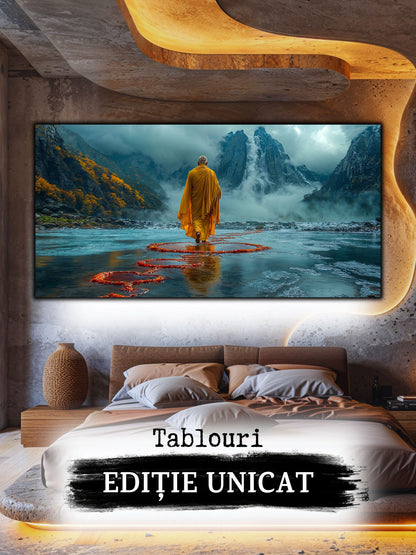 Tablou unicat din sticlă securizată Vanishing Step - No04