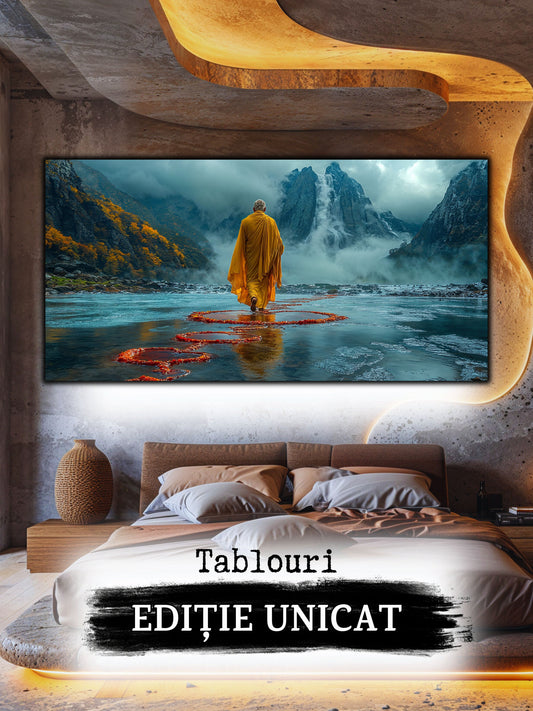 Tablou unicat din sticlă securizată Vanishing Step - No04