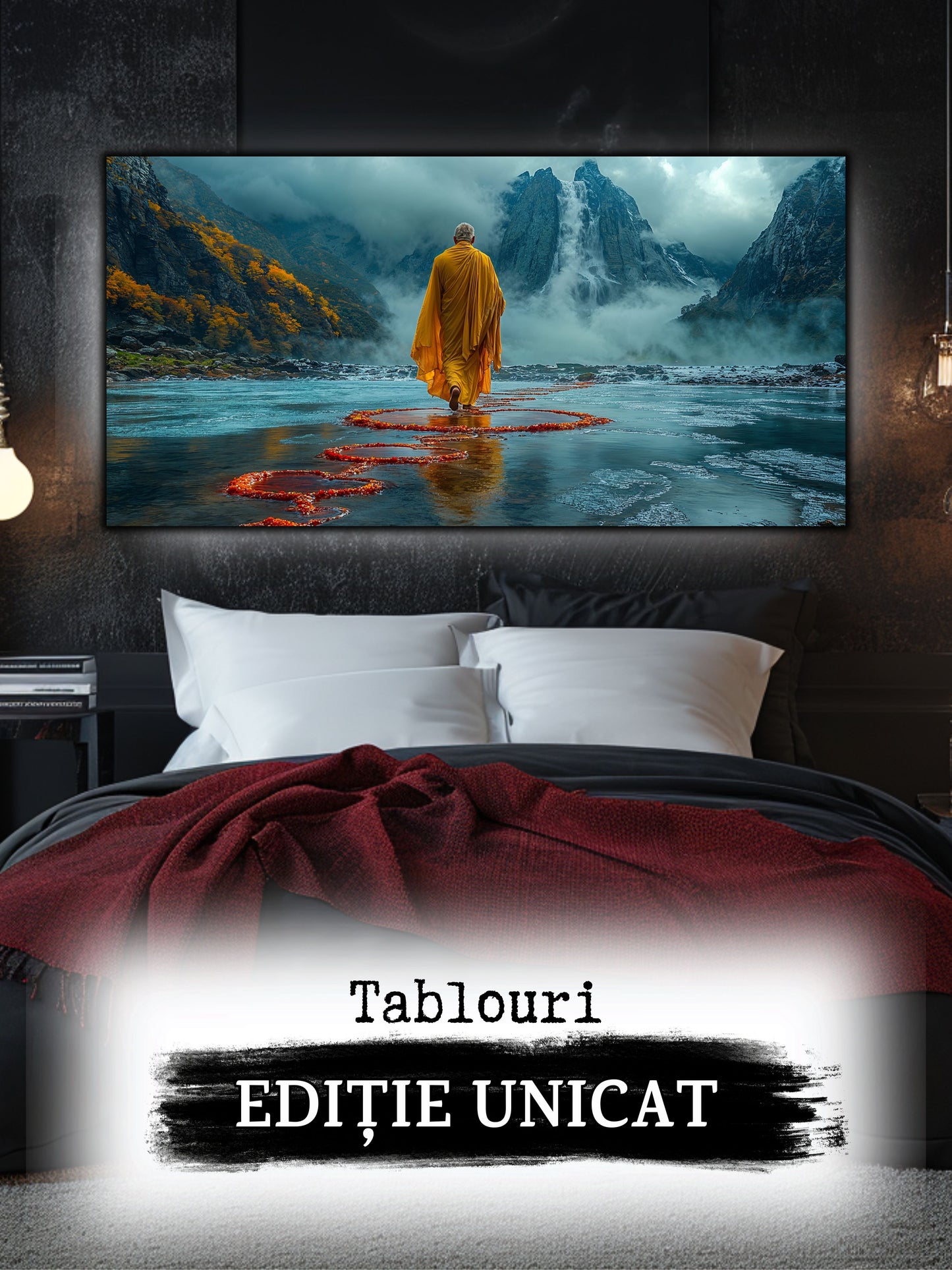 Tablou unicat din sticlă securizată Vanishing Step - No04