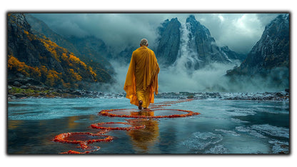 Tablou unicat din sticlă securizată Vanishing Step - No04