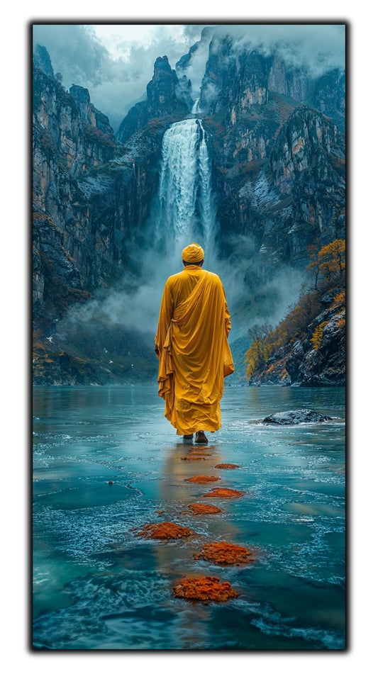 Tablou unicat din sticlă securizată Vanishing Step - No15