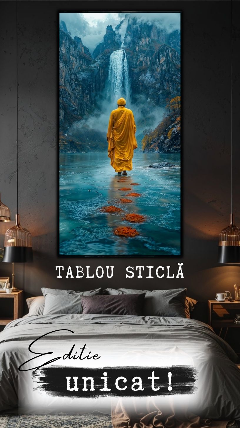 Tablou unicat din sticlă securizată Vanishing Step - No15