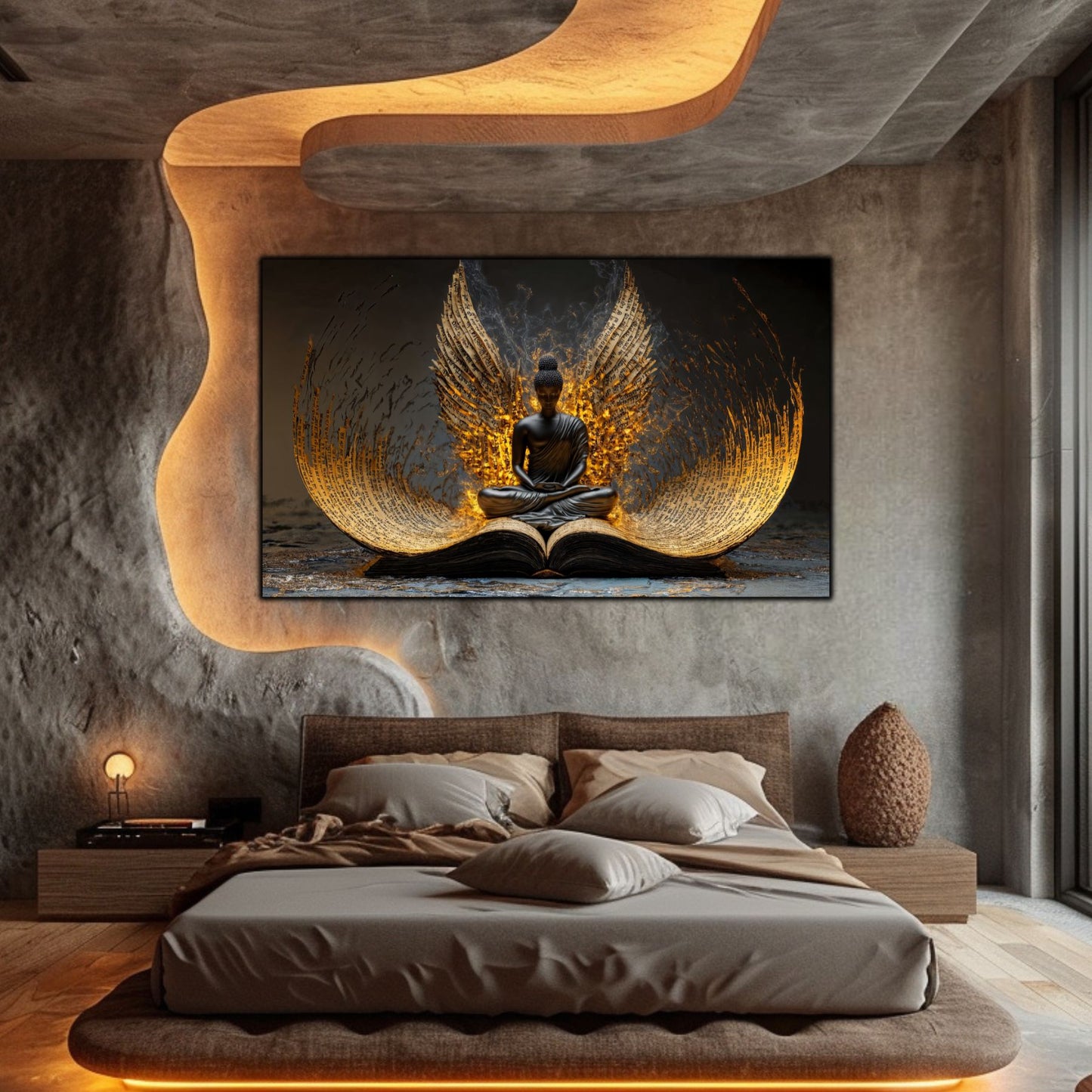 Tablou Decorativ pt Living sau Dormitor - Print UV pe Sticla - „Ascend” - No12