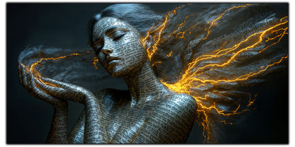 Beyond Meditation - Tablouri moderne pe sticla securizata pentru living contemporan NO05