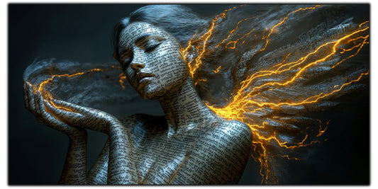 Beyond Meditation - Tablouri moderne pe sticla securizata pentru living contemporan NO05