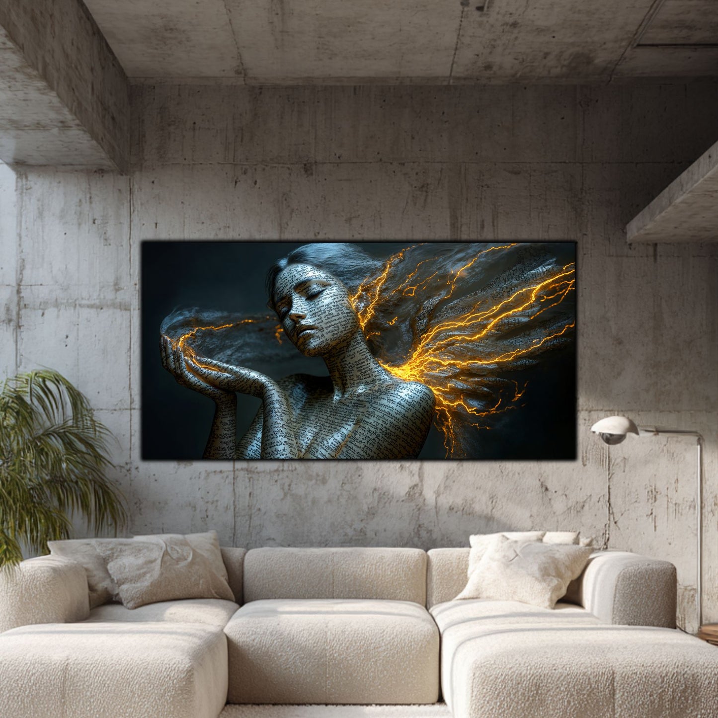 Beyond Meditation - Tablouri moderne pe sticla securizata pentru living contemporan NO05