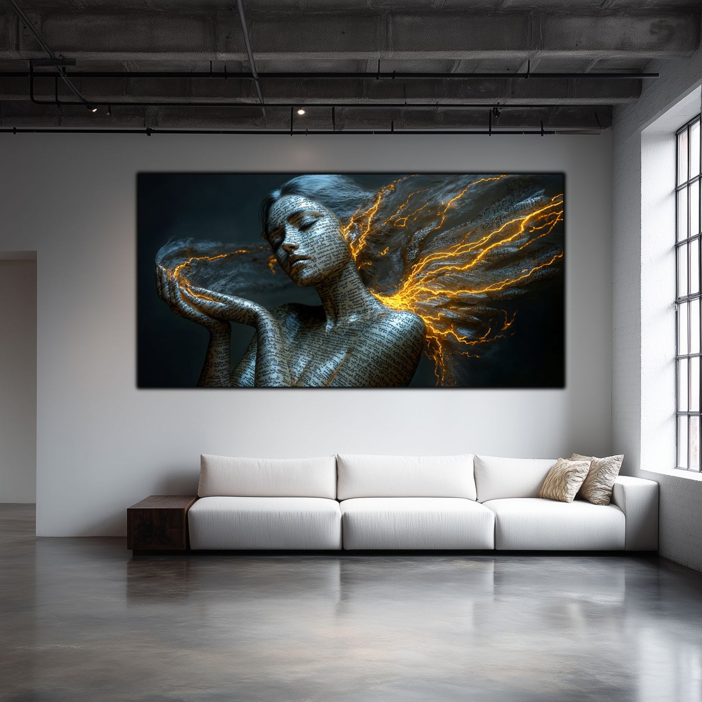 Beyond Meditation - Tablouri moderne pe sticla securizata pentru living contemporan NO05