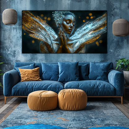 Beyond Meditation - Tablouri moderne pe sticla securizata pentru living contemporan NO19