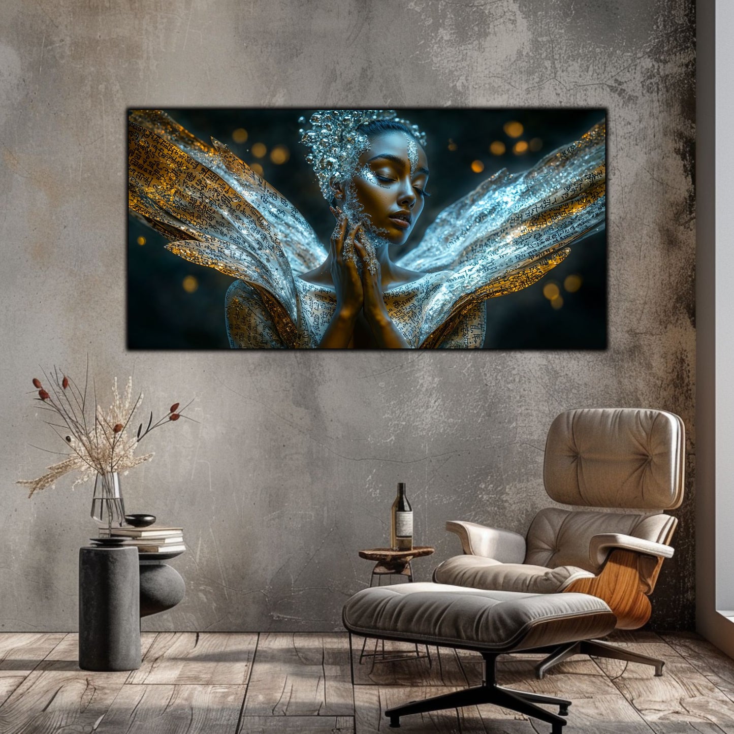 Beyond Meditation - Tablouri moderne pe sticla securizata pentru living contemporan NO19