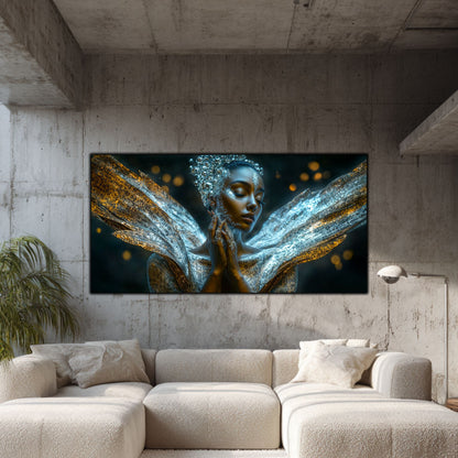 Beyond Meditation - Tablouri moderne pe sticla securizata pentru living contemporan NO19