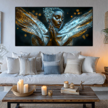 Beyond Meditation - Tablouri moderne pe sticla securizata pentru living contemporan NO19