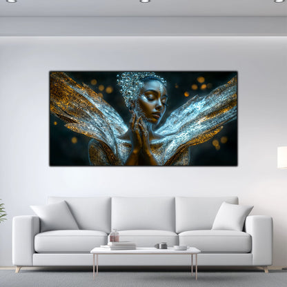 Beyond Meditation - Tablouri moderne pe sticla securizata pentru living contemporan NO19