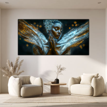 Beyond Meditation - Tablouri moderne pe sticla securizata pentru living contemporan NO19