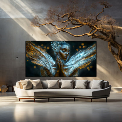 Beyond Meditation - Tablouri moderne pe sticla securizata pentru living contemporan NO19