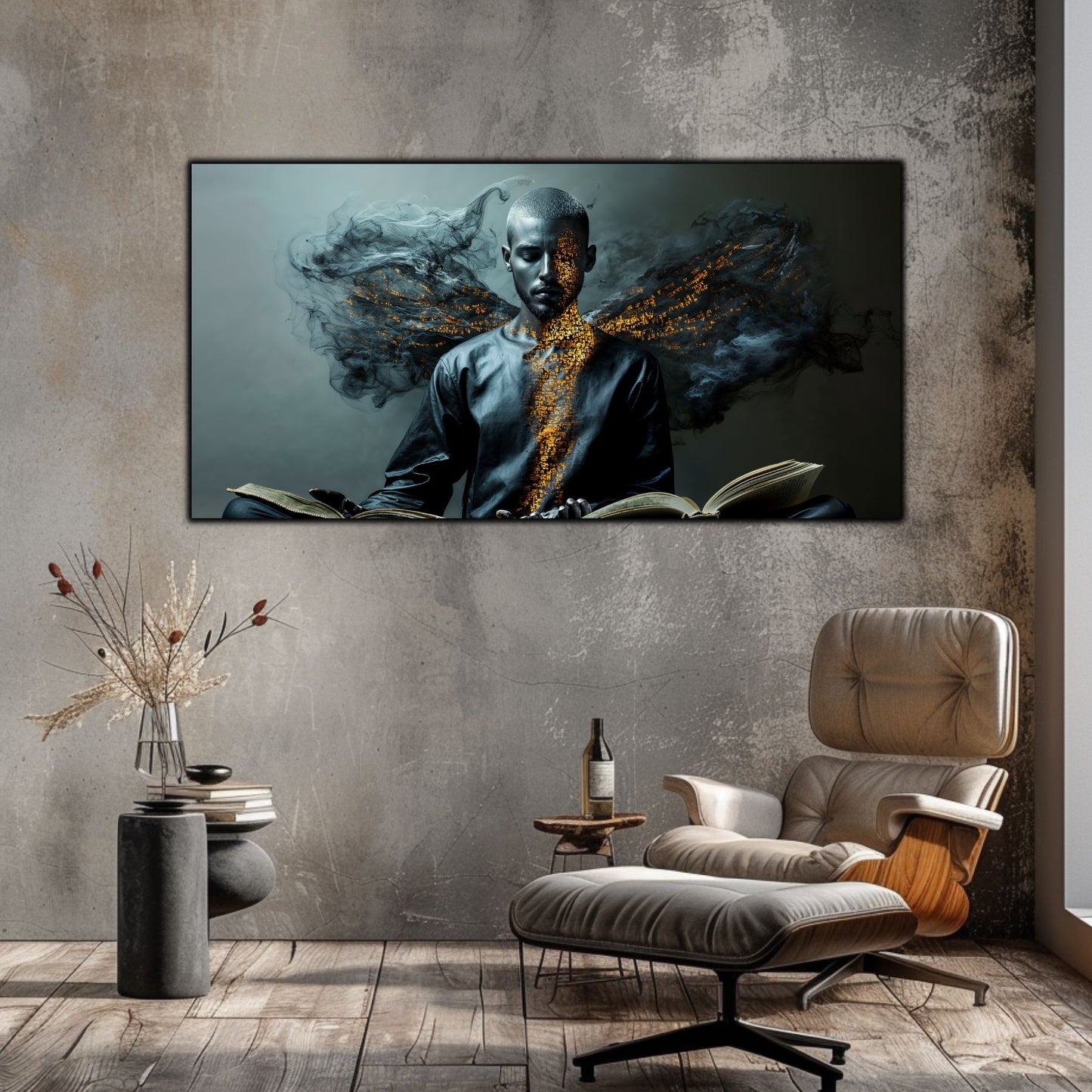 Beyond Meditation - Tablouri moderne pe sticla securizata pentru living contemporan NO54