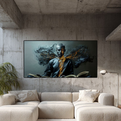 Beyond Meditation - Tablouri moderne pe sticla securizata pentru living contemporan NO54