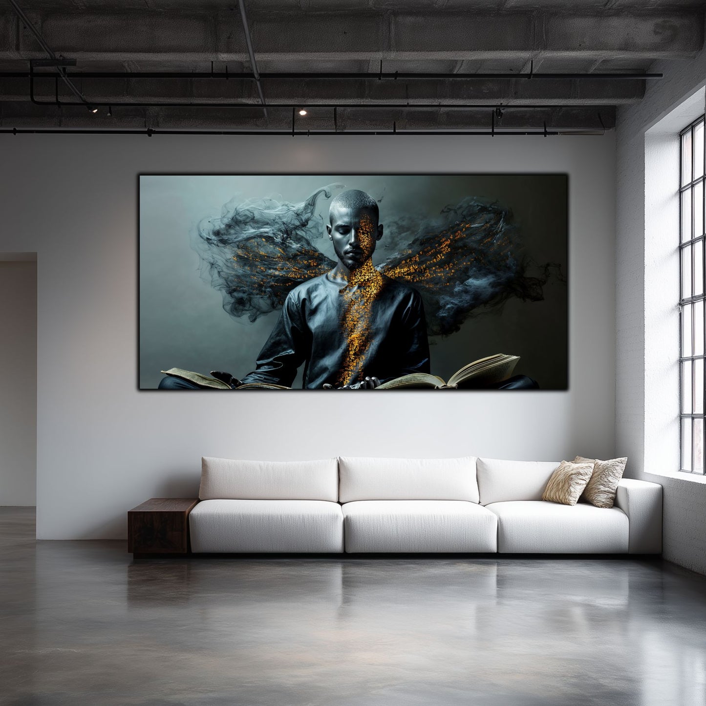 Beyond Meditation - Tablouri moderne pe sticla securizata pentru living contemporan NO54