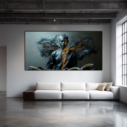 Beyond Meditation - Tablouri moderne pe sticla securizata pentru living contemporan NO54