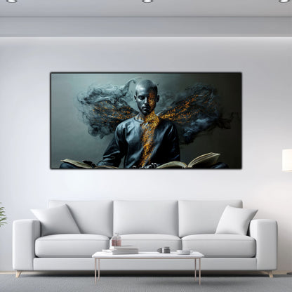 Beyond Meditation - Tablouri moderne pe sticla securizata pentru living contemporan NO54