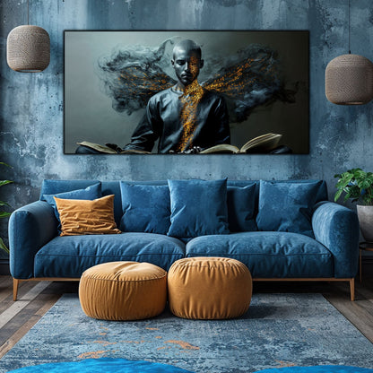 Beyond Meditation - Tablouri moderne pe sticla securizata pentru living contemporan NO54