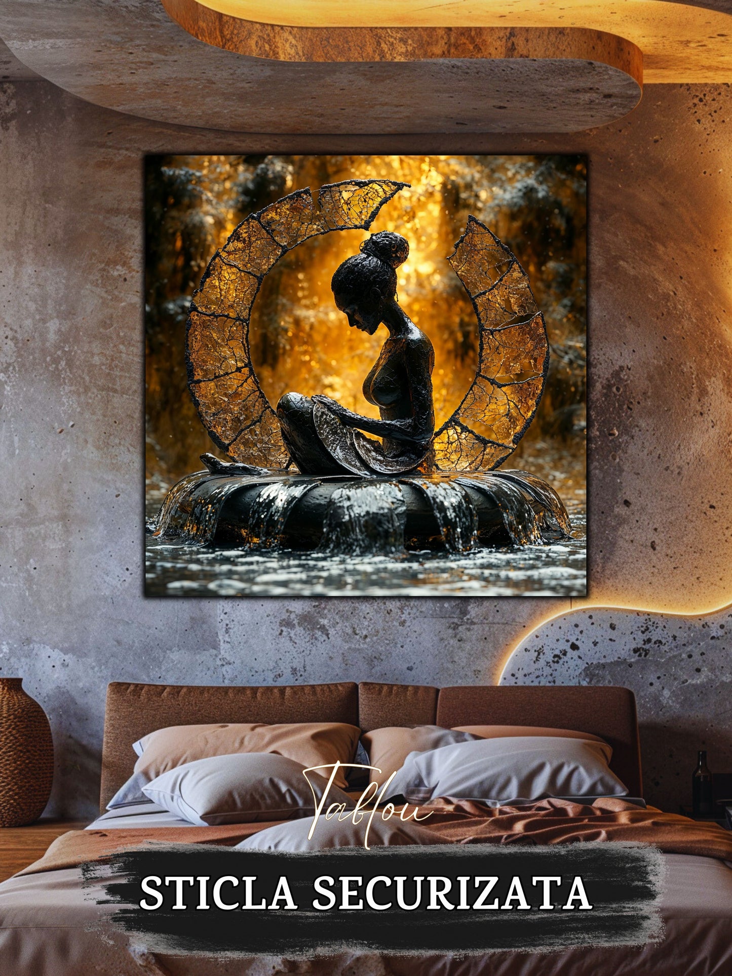 Tablou Sticla Securizata - Soul's Mandala  No21