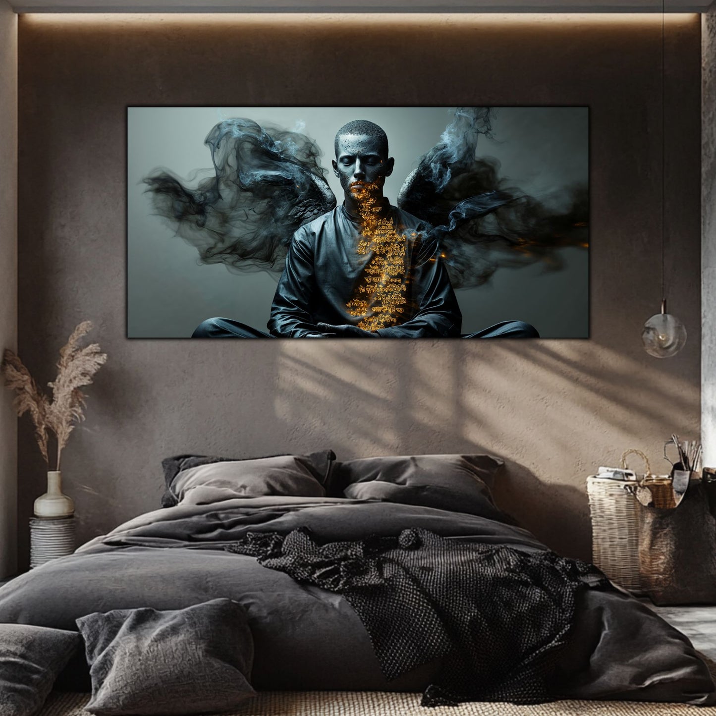 Beyond Meditation - Tablouri moderne pe sticla securizata pentru living contemporan NO42