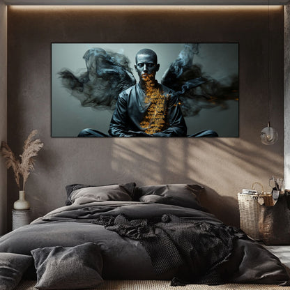 Beyond Meditation - Tablouri moderne pe sticla securizata pentru living contemporan NO42