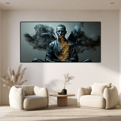 Beyond Meditation - Tablouri moderne pe sticla securizata pentru living contemporan NO42