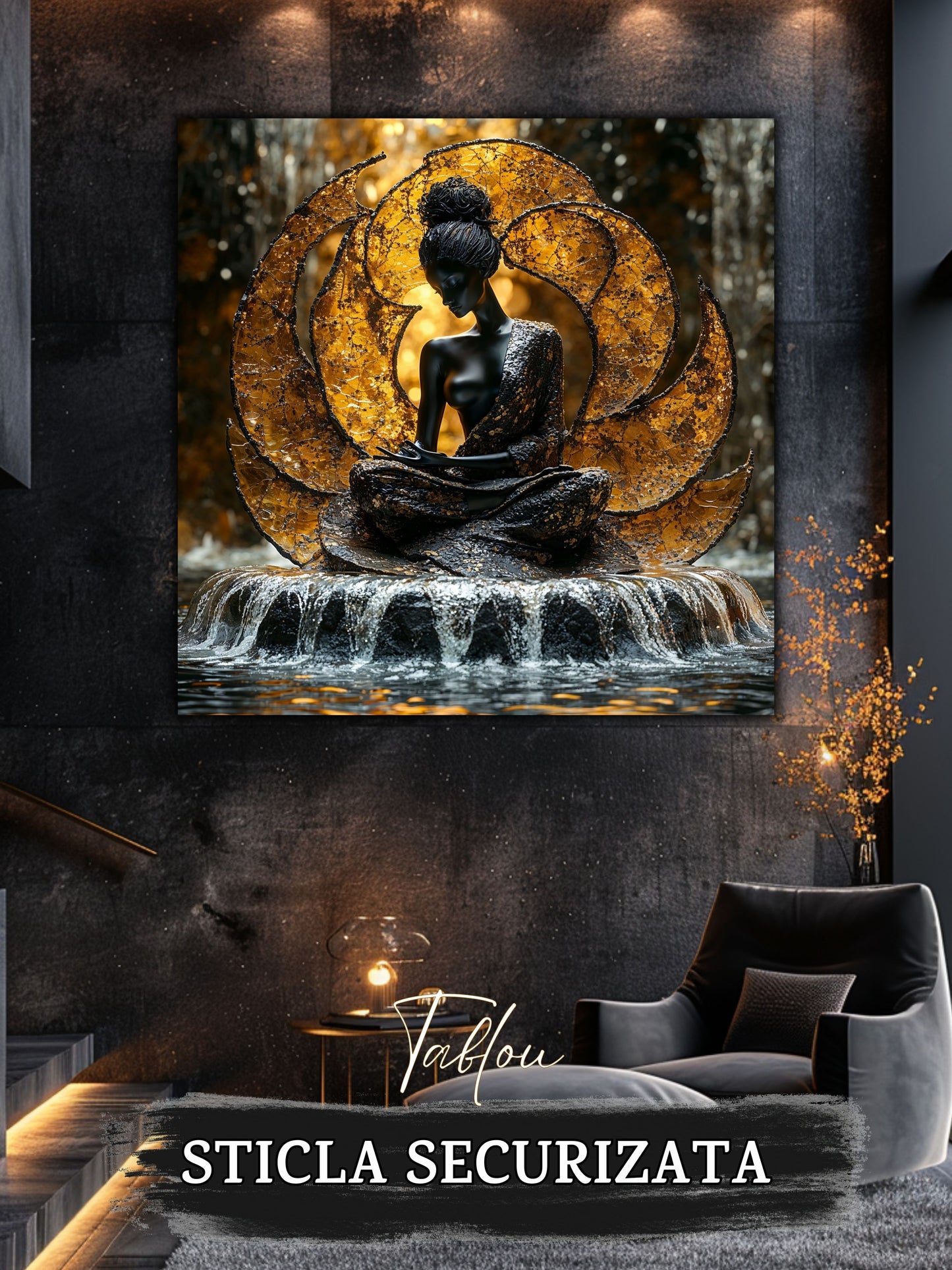 Tablou Sticla Securizata - Soul's Mandala  No18