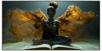 Tablou unicat din sticlă securizată Beyond Breath - No05