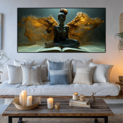 Tablou unicat din sticlă securizată Beyond Breath - No05