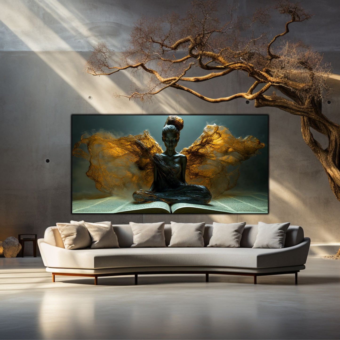 Tablou unicat din sticlă securizată Beyond Breath - No05