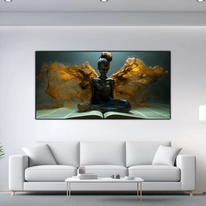 Tablou unicat din sticlă securizată Beyond Breath - No05