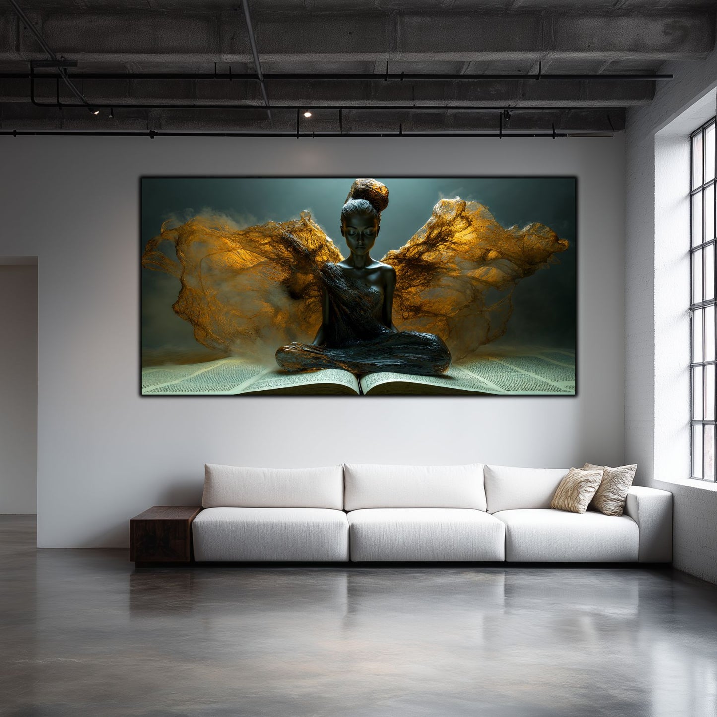 Tablou unicat din sticlă securizată Beyond Breath - No05