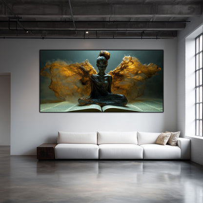 Tablou unicat din sticlă securizată Beyond Breath - No05