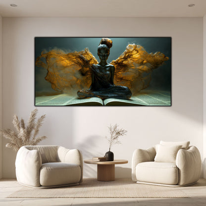 Tablou unicat din sticlă securizată Beyond Breath - No05