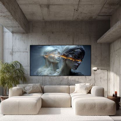 Tablou Decorativ Premium – Ideal pentru Dormitor si Living - Print UV pe Sticla Securizata