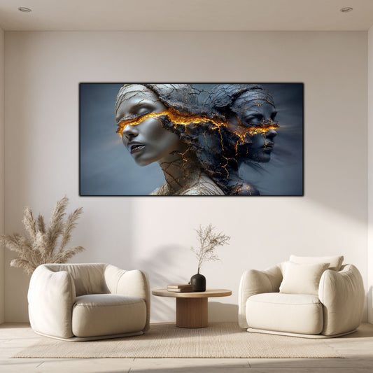 Tablou Decorativ Premium – Ideal pentru Dormitor si Living - Print UV pe Sticla Securizata