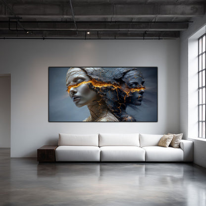 Tablou Decorativ Premium – Ideal pentru Dormitor si Living - Print UV pe Sticla Securizata