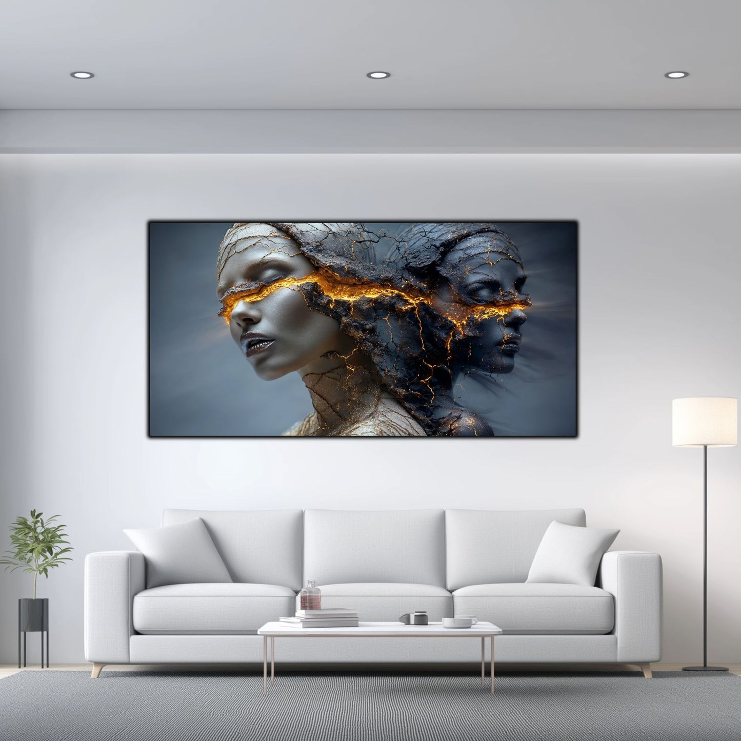 Tablou Decorativ Premium – Ideal pentru Dormitor si Living - Print UV pe Sticla Securizata