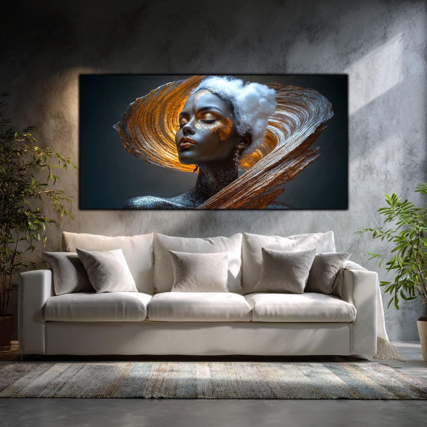 Tablou pe Sticlă Securizată "Trezirea Prafului Cosmic" – Ediție Unicat 1/1